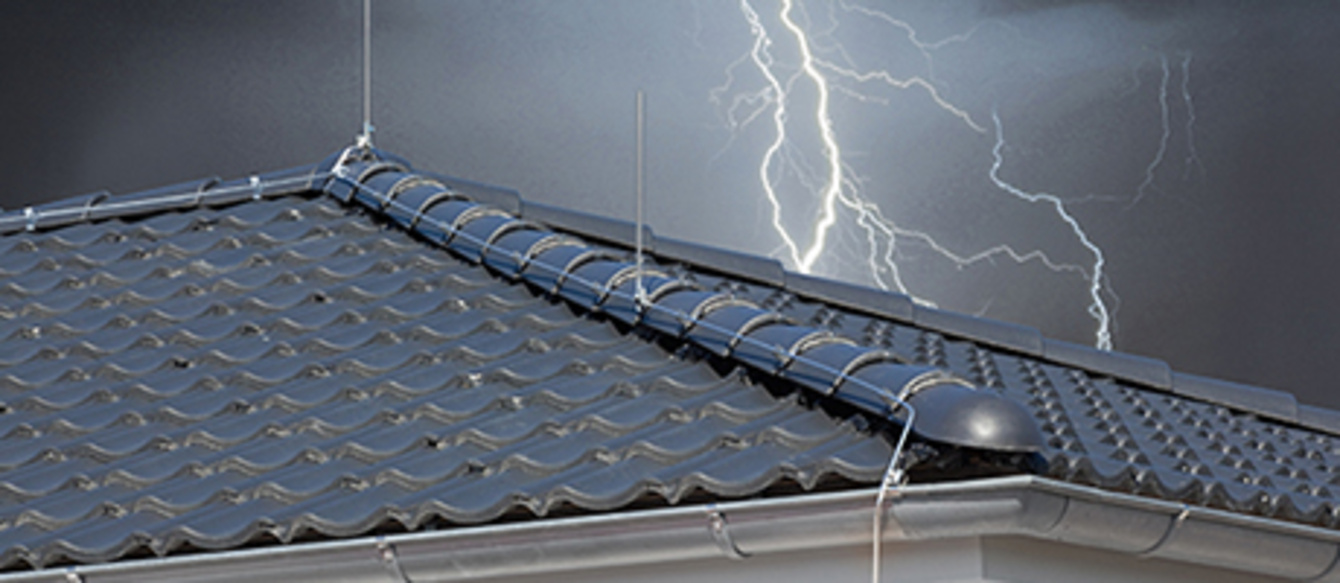 Äußerer Blitzschutz bei Elektrotechnik Ehrenberg GmbH in Rohrbach